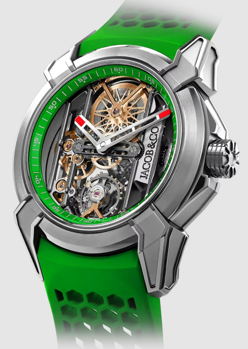 (image for) Jacob & Co epic x skeleton GREEN EX110.20.AA.AC.A Replica watch